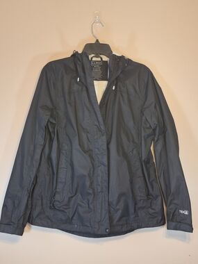 L.L. Bean Misses Black Hooded Utility Jacket